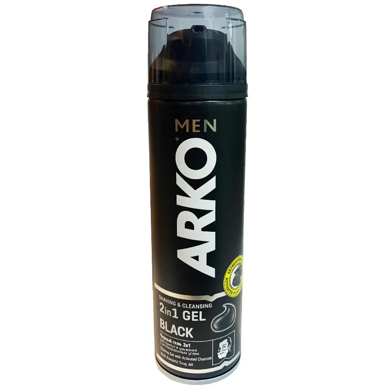 ژل اصلاح آرکو من مدل BLACK حجم 200 میلی لیتر - تصویر 2