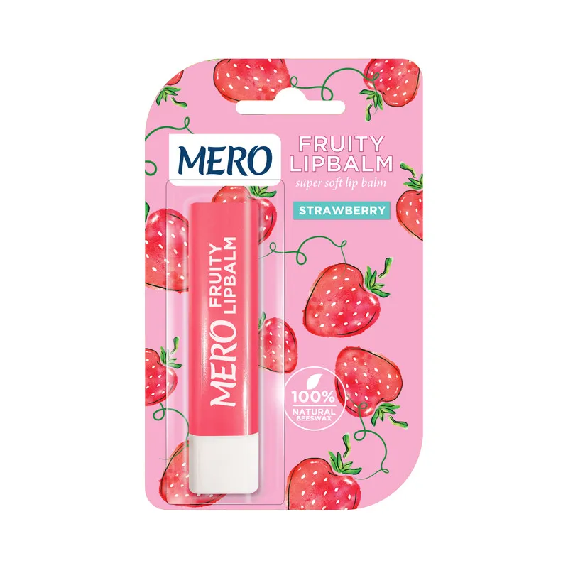 بالم لب ماتیکی مرو مدل Strawberry با عصاره عسل، مرطوبکننده و مناسب پوست خشک و معمولی، بدون تست حیوانی، ساخت ایران - تصویر 2