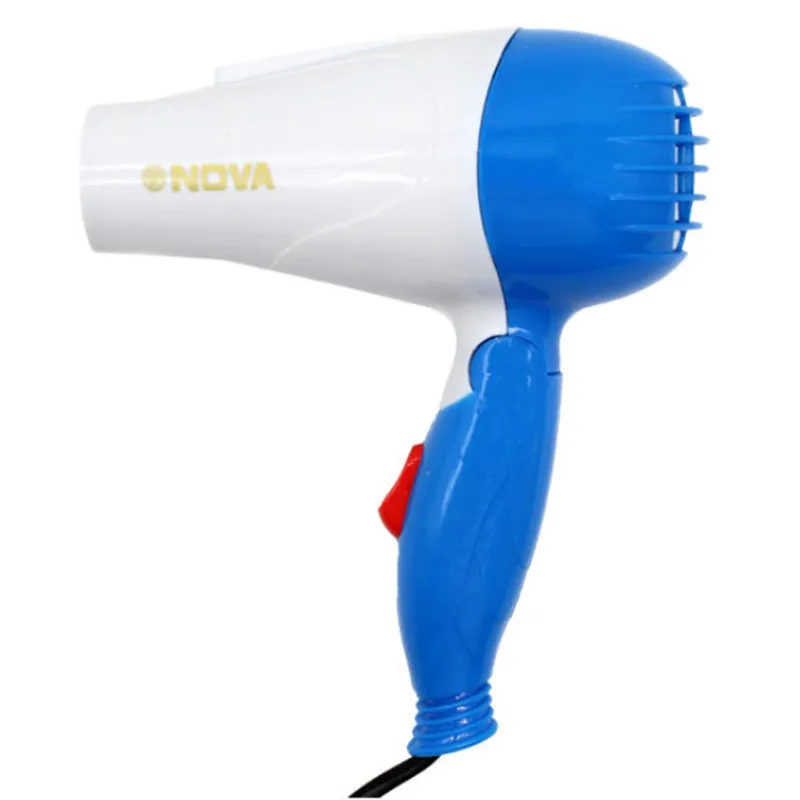 سشوار مسافرتی 1000 وات نوا مدل NV-1290، موتور AC، وزن 160 گرم، المنت فلز با ویژگی صافکنندگی، حجمدهندگی، با قابلیت باد سرد - تصویر 2
