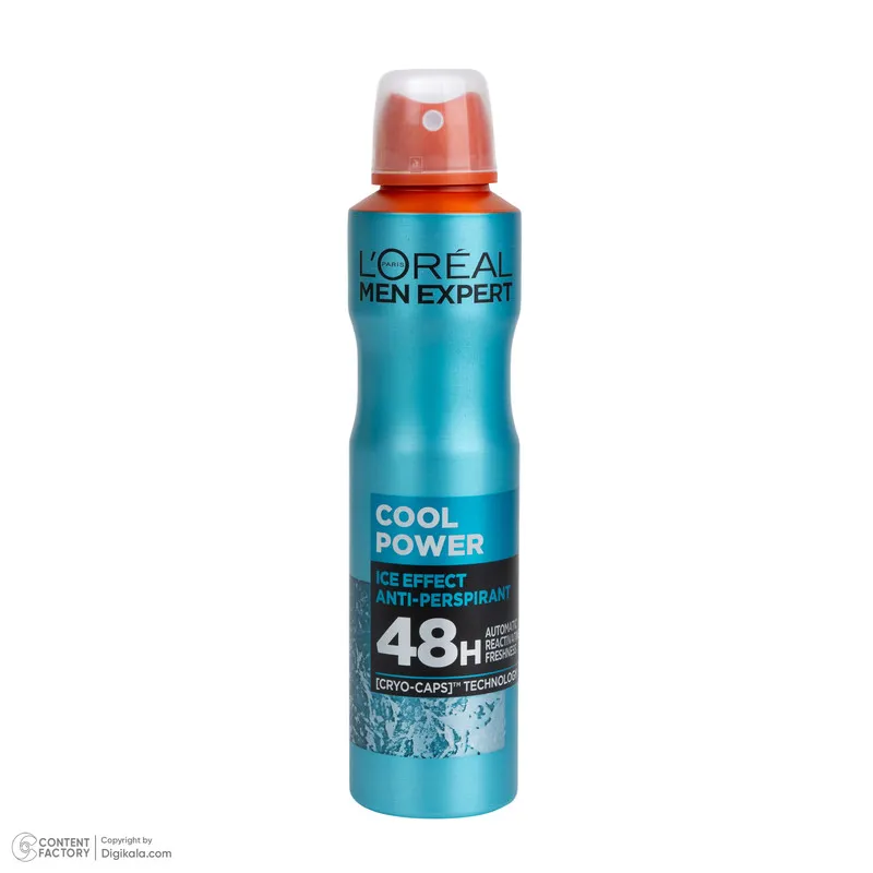 اسپری ضدتعریق مردانه لورآل مدل اسپری لورآل سری men expert مدل cool power حجم 250 میلی لیتر حجم 250 میلیلیتر - تصویر 2