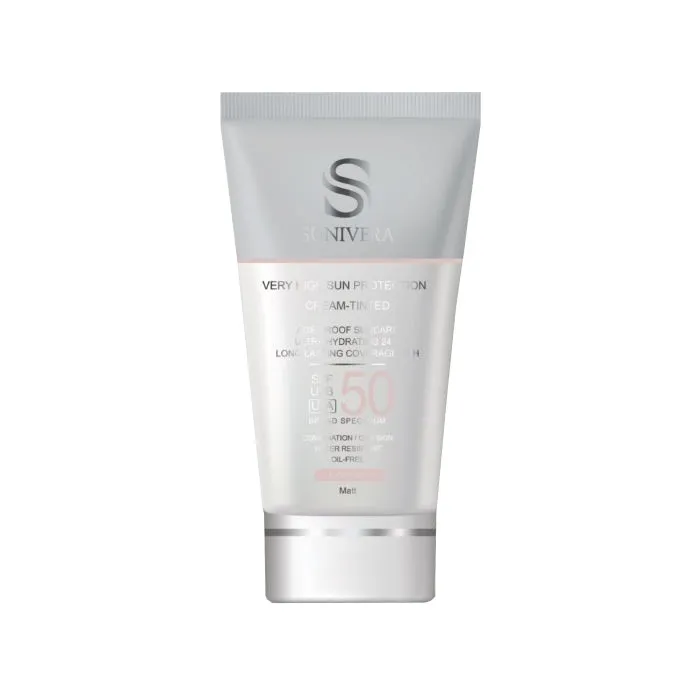 کرم ضد آفتاب رنگی سانیورا مدل SPF50 مناسب پوست های چرب حجم 50 میلی لیتر - تصویر 4