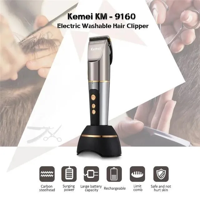 ماشین اصلاح موی سر و صورت کیمی مدل KM-9160 - تصویر 2