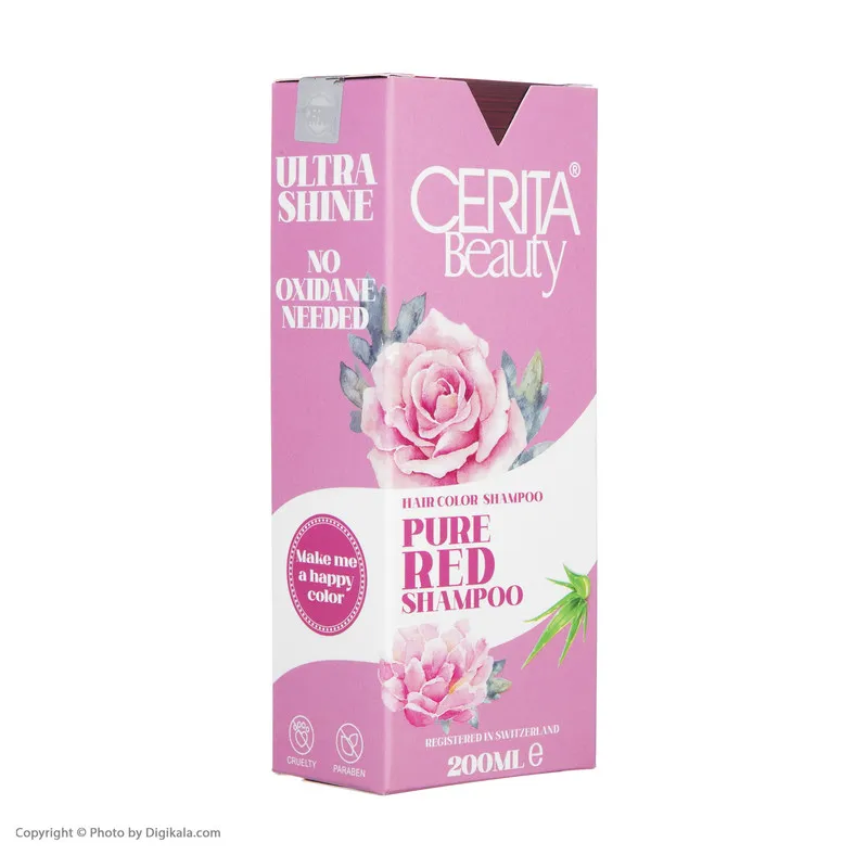 شامپو مو سریتا مدل Pure Red حجم 200 میلی لیتر - تصویر 4