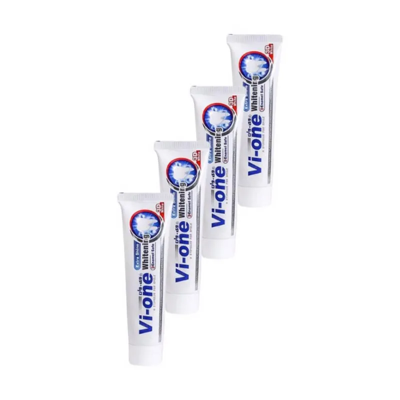 خمیر دندان وی وان مدل Whitening 3D حجم 130 میلی لیتر مجموعه 4 عددی