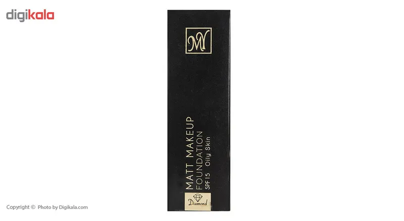 کرم پودر مای سری Black Diamond مدل Velvet Makeup شماره 04 - تصویر 4