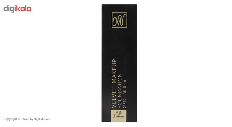 کرم پودر مای سری Black Diamond مدل Velvet Makeup شماره 06 - تصویر 3