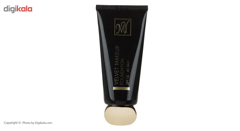 کرم پودر مای سری Black Diamond مدل Velvet Makeup شماره 06 - تصویر 4