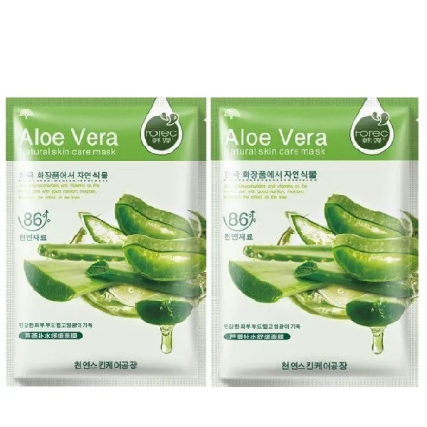 ماسک صورت رورک مدل آلوئه ورا وزن 30 گرم مجموعه 2 عددی - تصویر 2