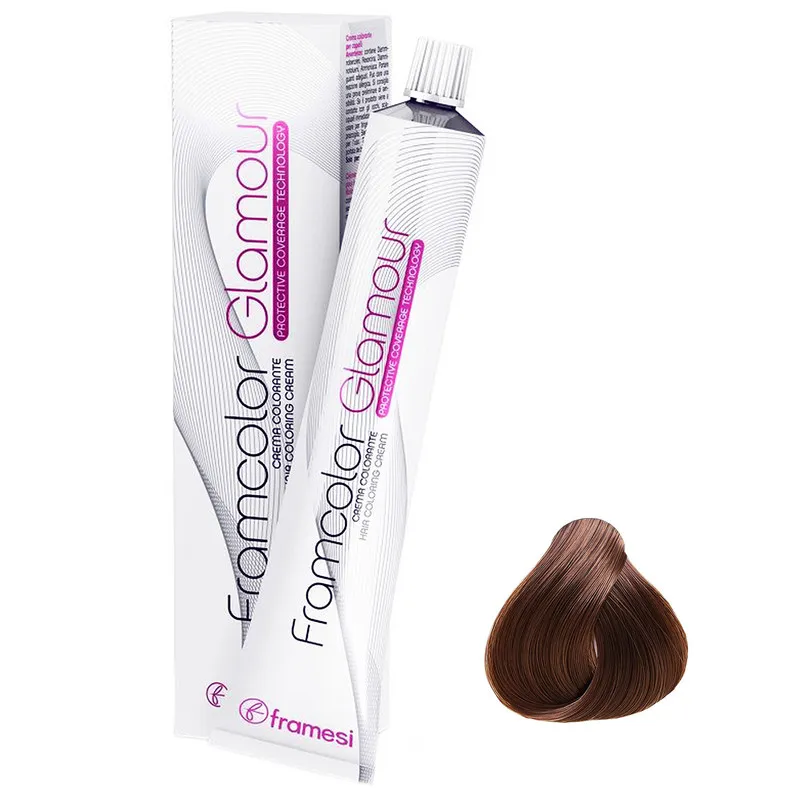 رنگ مو فرامسی مدل Framcolor Glamour شماره 7 حجم 100 میلی لیتر رنگ بلوند متوسط - تصویر 2