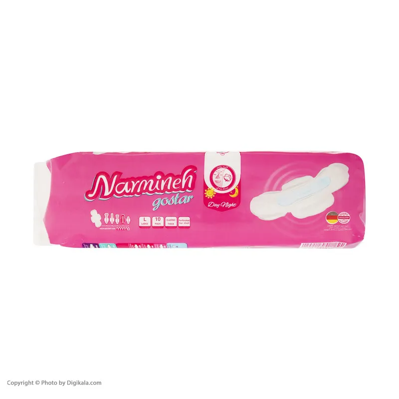 نوار بهداشتی نرمینه گستر مدل 002 بسته 10 عددی - تصویر 3