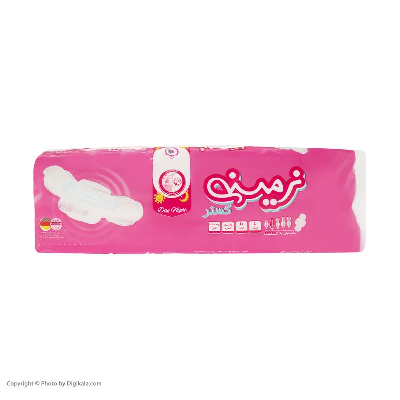 نوار بهداشتی نرمینه گستر مدل 002 بسته 10 عددی - تصویر 4