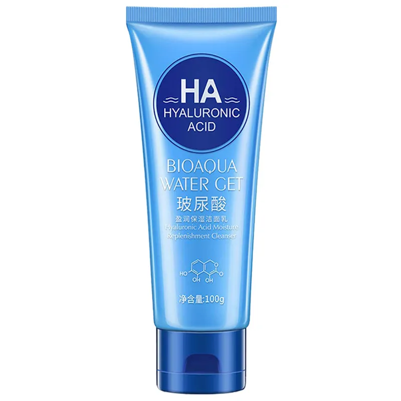 فوم شستشو صورت بایو آکوا مدل HYALURONIC ACID حجم 100 میلی لیتر - تصویر 2