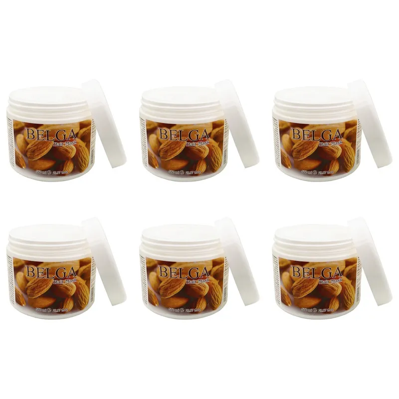 ماسک مو بلگا مدل Almond حجم 550 میلی لیتر مجموعه 6 عددی - تصویر 2