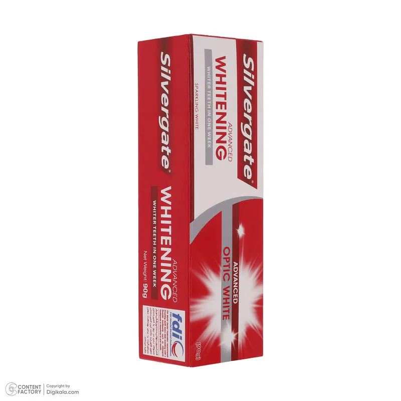 خمیر دندان سیلورگیت مدل Optic Whit حجم 75 میلی لیتر - تصویر 5