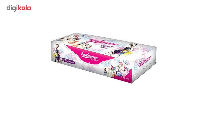 پد بهداشتی روزانه لیدی کر مدل Light بسته 20 عددی - تصویر 2