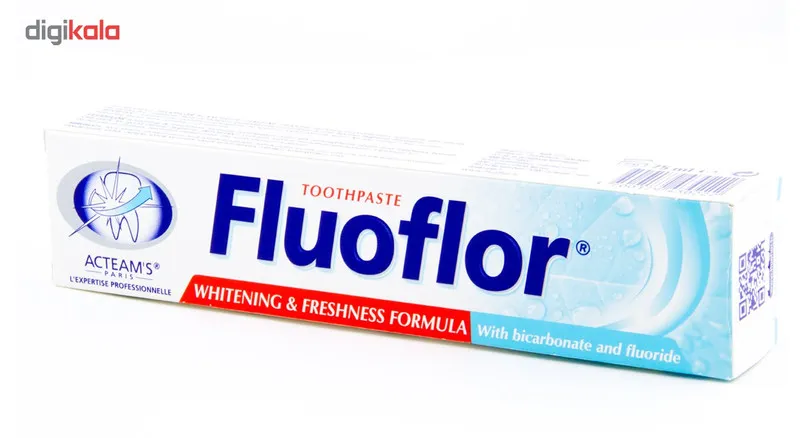 خمیر دندان فلوفلور مدل whitening and freshness formula حجم 75 میلی لیتر - تصویر 3