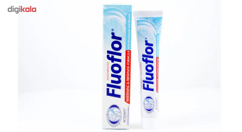 خمیر دندان فلوفلور مدل whitening and freshness formula حجم 75 میلی لیتر - تصویر 4
