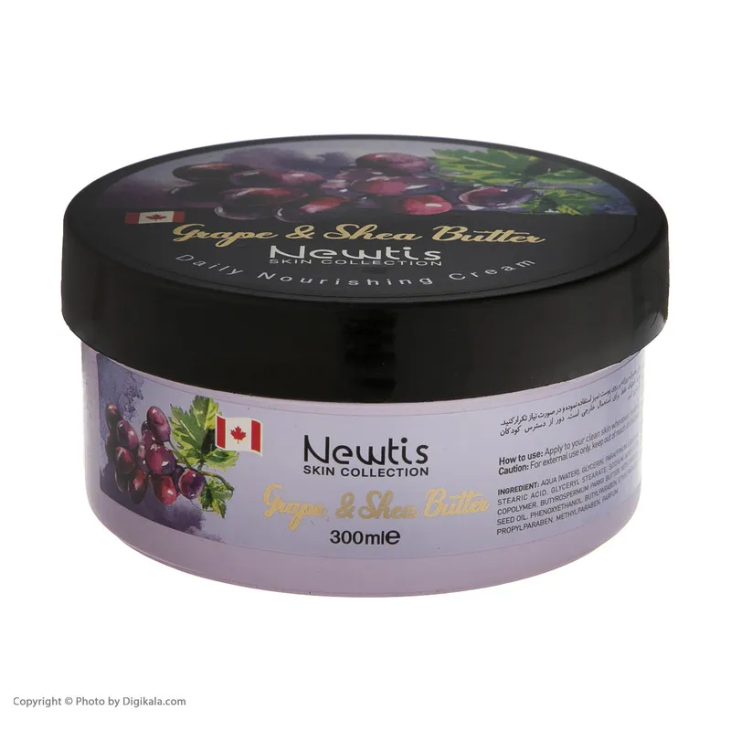 کرم مرطوب کننده نیوتیس مدل grape حجم 300 میلی لیتر - تصویر 2