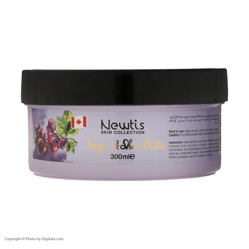 کرم مرطوب کننده نیوتیس مدل grape حجم 300 میلی لیتر - تصویر 3