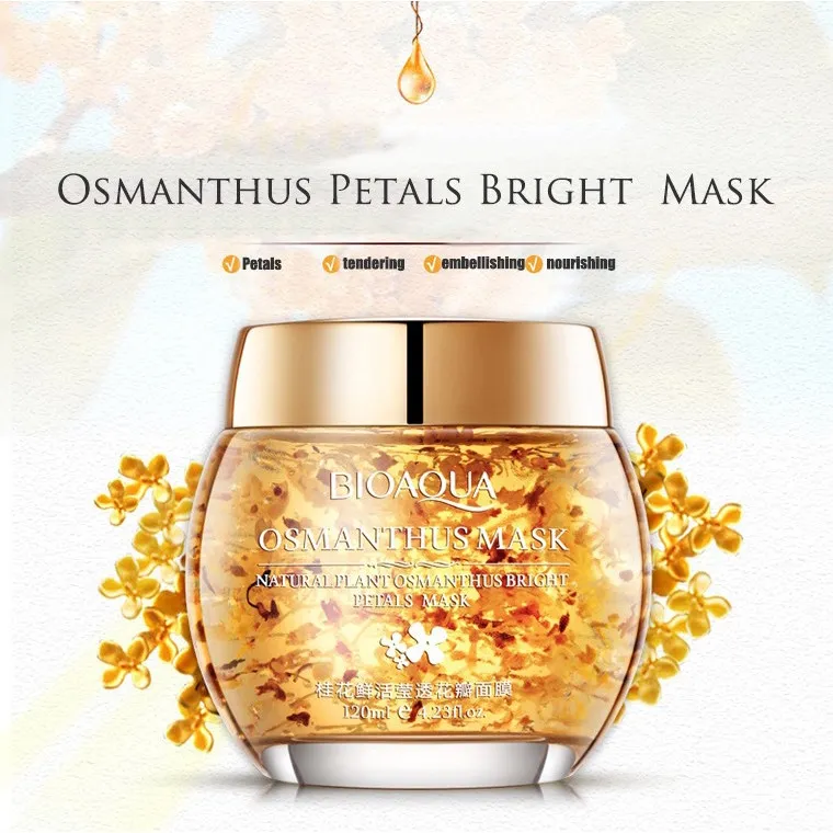 ماسک صورت شب بایو آکوا مدل Osmanthus حجم 120 میلی لیتر - تصویر 4