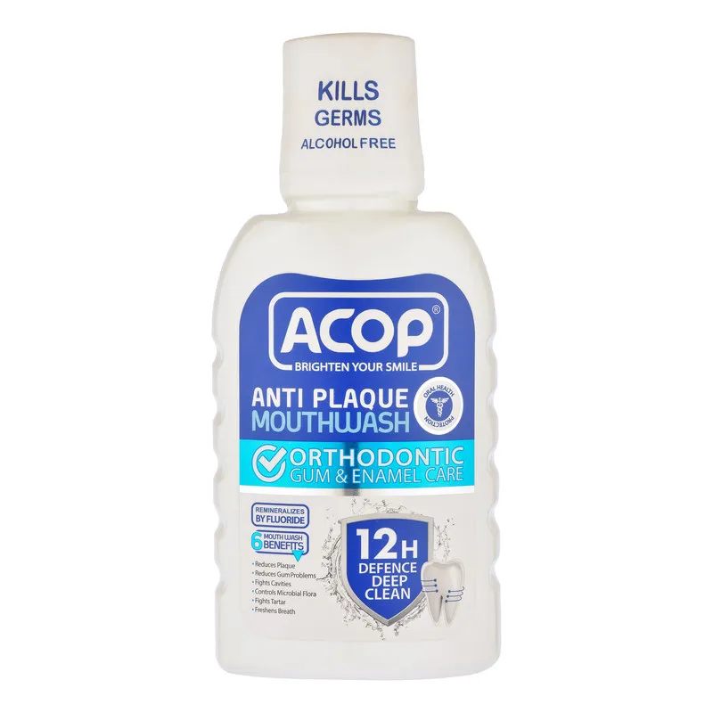 دهان شویه آکوپ مدل Anti Plaque حجم 300 میلی لیتر