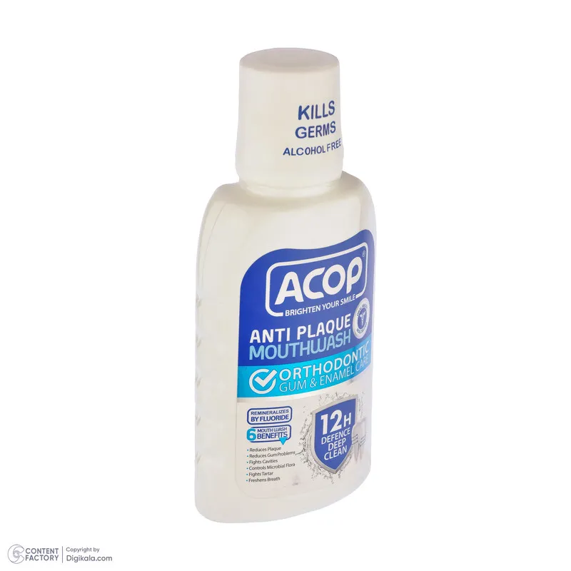 دهان شویه آکوپ مدل Anti Plaque حجم 300 میلی لیتر - تصویر 2