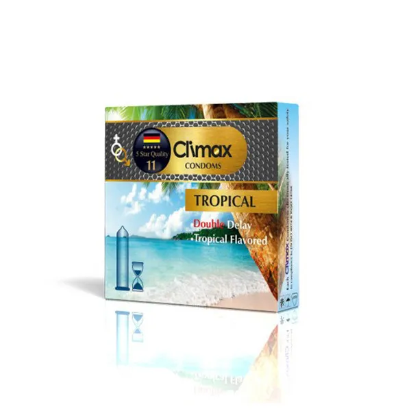 کاندوم کلایمکس مدل Tropical 11 بسته 3 عددی - تصویر 2