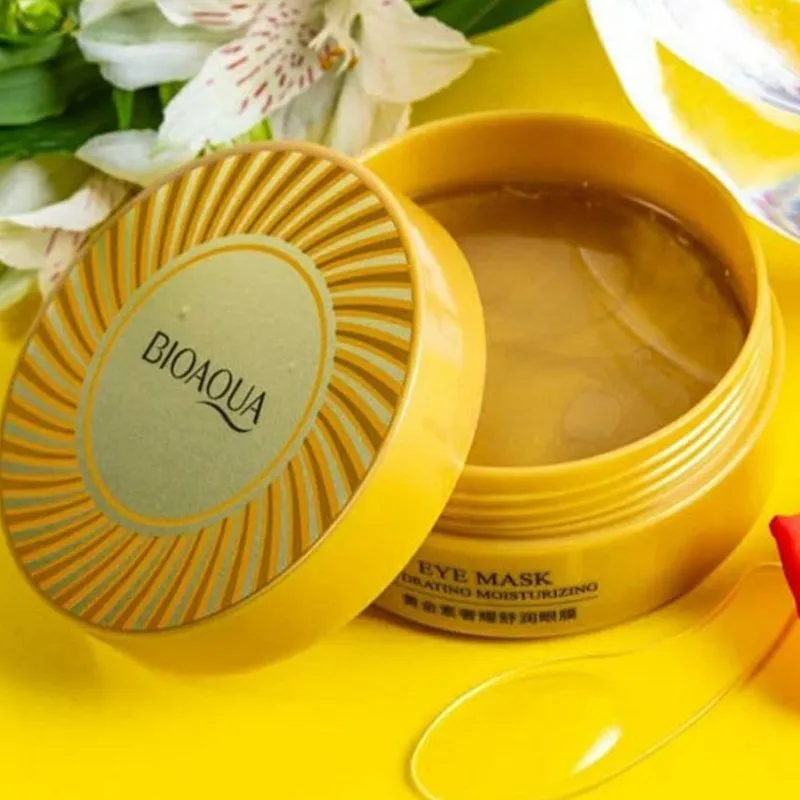 ماسک زیر چشم بایو آکوا مدل HYDRATING MOISTURIZING حجم 80 میلی لیتر بسته 60 عددی - تصویر 2