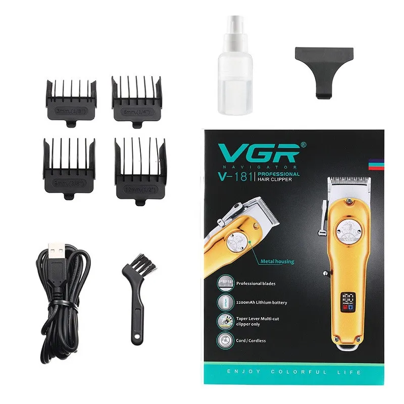 ماشین اصلاح موی سر و صورت وی جی ار مدل V-181 - تصویر 4