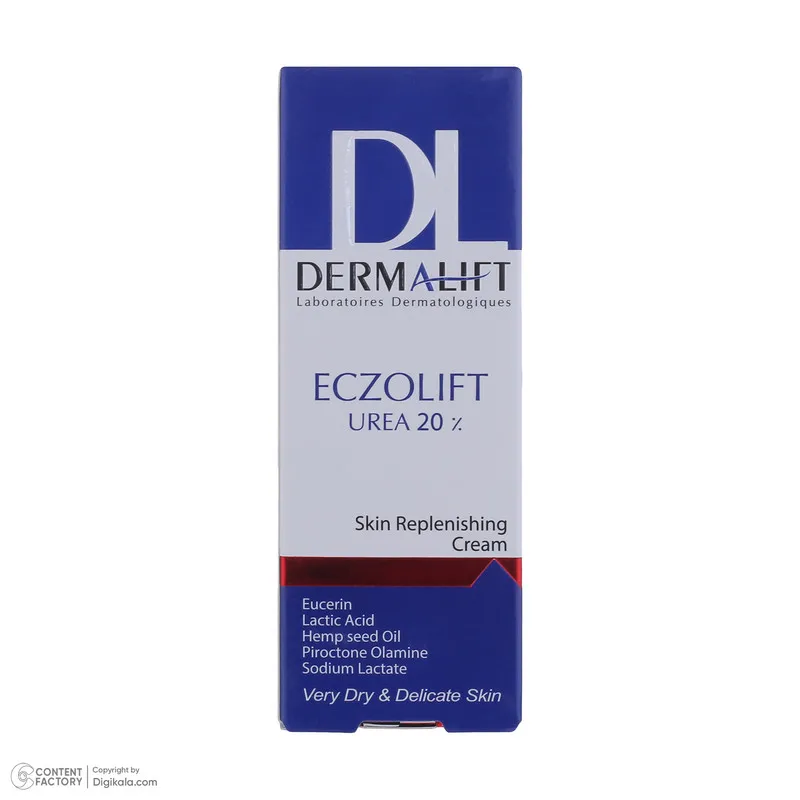 کرم مرطوب کننده بدن درمالیفت مدل ECZOLIFT UREA 20% مناسب پوستهای خشک حجم 40 میلی لیتر - تصویر 5
