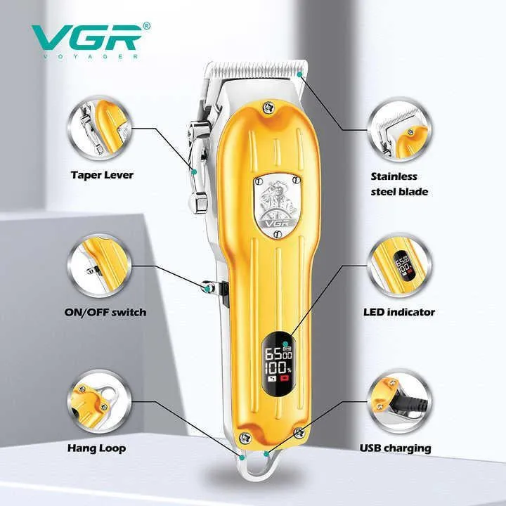 ماشین اصلاح موی سر و صورت وی جی ار مدل V-092 - تصویر 5