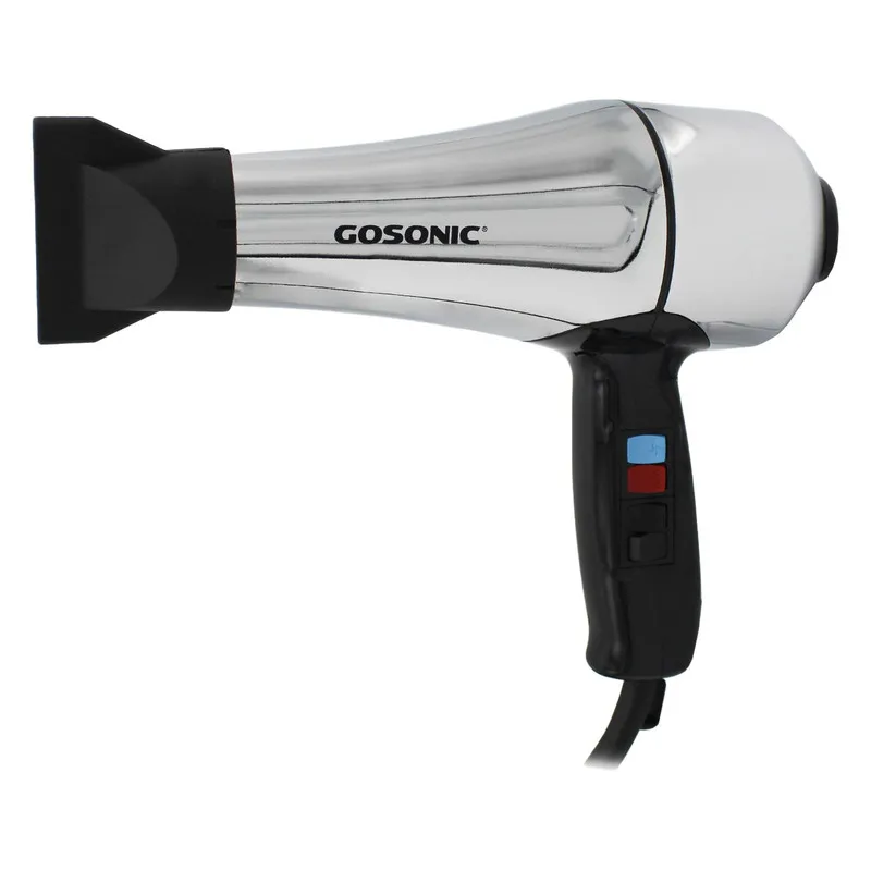سشوار حرفهای 1800 وات گوسونیک مدل GHD-229، موتور AC، وزن 892 گرم، دارای سری متمرکزکننده پهن با ویژگی حجمدهندگی، با قابلیت فناوری تولید یون، باد سرد