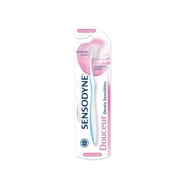 مسواک سنسوداین مدل Dents Sensibles Douceur با برس خیلی نرم - تصویر 2