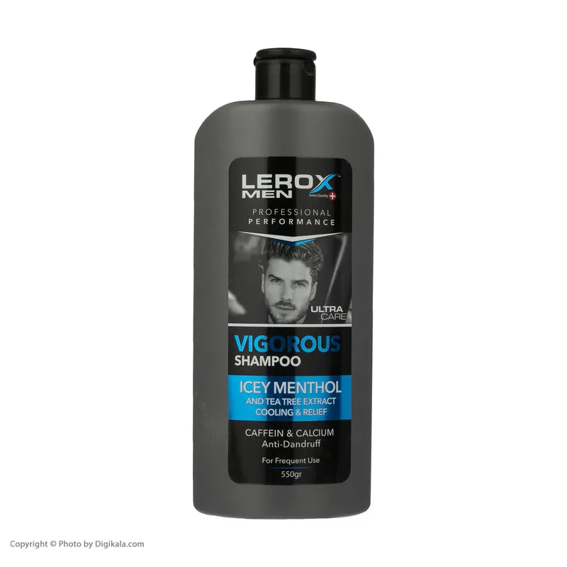 شامپو ضد شوره مو لروکس مدل Vigorous وزن 550 گرم - تصویر 2