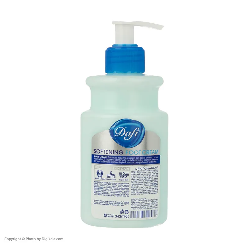 کرم رفع ترک پا دافی مدل Non Greasy حجم 343 میلی لیتر - تصویر 3