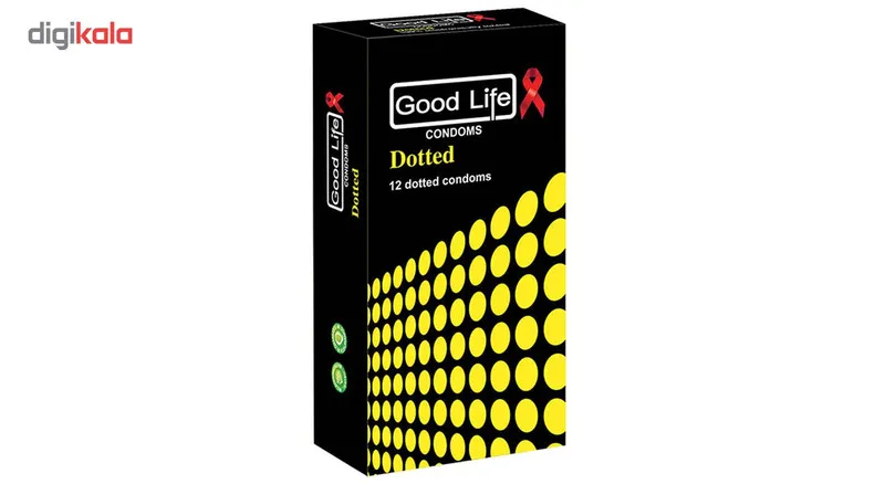کاندوم گودلایف مدل خار نقطه ای dotted بسته 12 عددی - تصویر 2