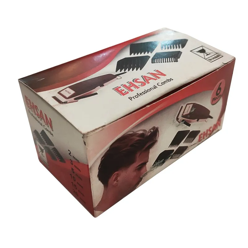 ست شانه ماشین اصلاح احسان کد 01 مجموعه 6 عددی - تصویر 2