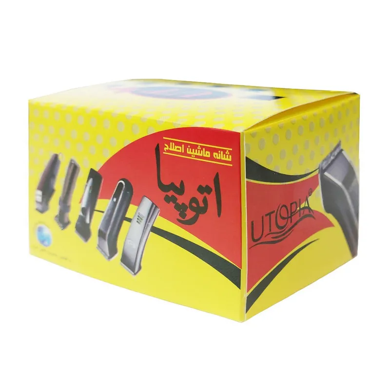 ست شانه ماشین اصلاح اتوپیا مدل UT بسته 6 عددی به همراه روغن ماشین - تصویر 2