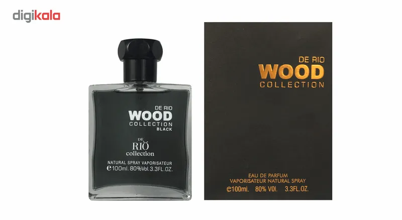ادو پرفیوم مردانه ریو کالکشن مدل Rio Wood Black حجم 100ml - تصویر 2