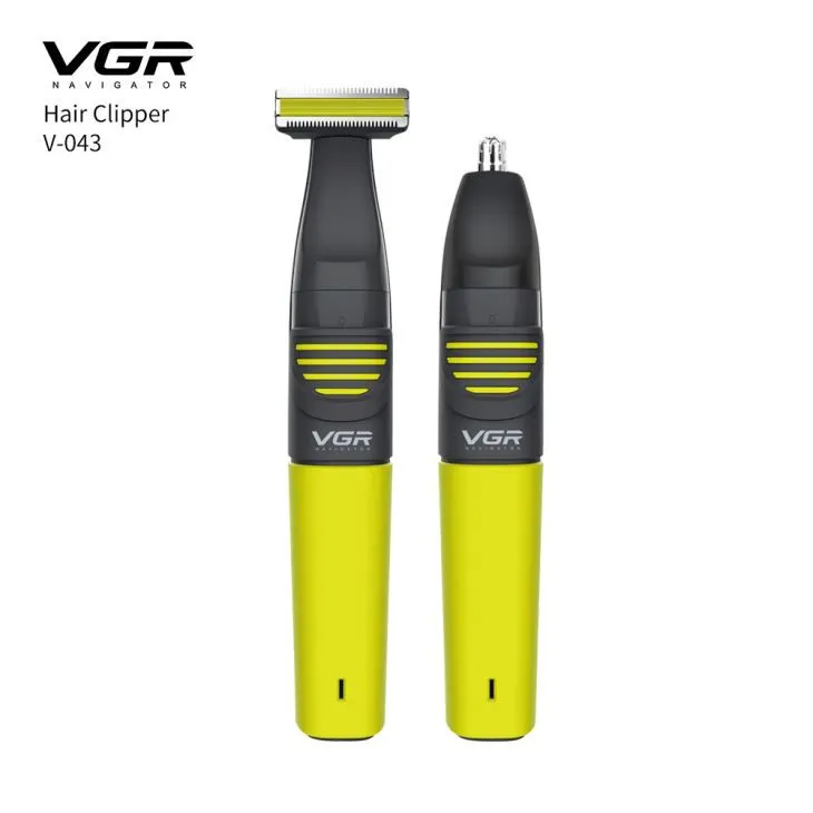  ماشین اصلاح موی صورت و بدن و بینی وی جی ار مدل V-043 - تصویر 2