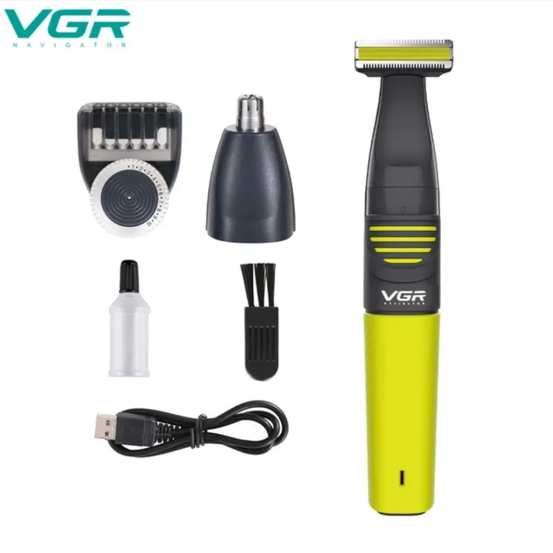  ماشین اصلاح موی صورت و بدن و بینی وی جی ار مدل V-043 - تصویر 5