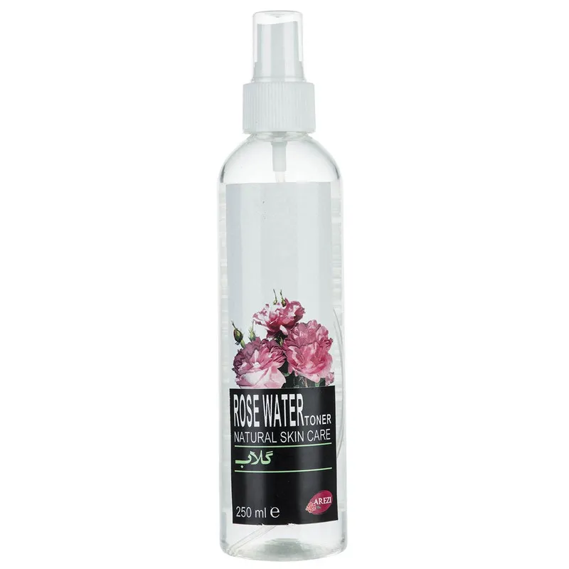 تونر عارضی سری گلاب مدل NATURAL SKIN CARE حجم 250 میلی لیتر