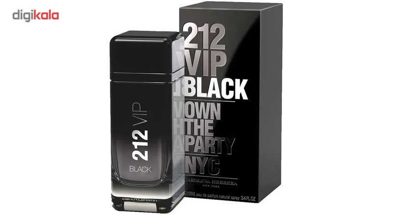 ادو پرفیوم مردانه کارولینا هررا مدل 212VIP Black حجم 100 میلی لیتر - تصویر 4