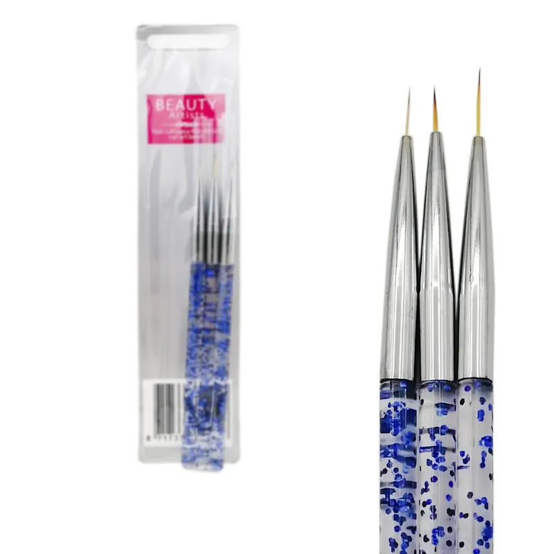 قلم طراحی ناخن بیوتی آرتیست مدل BA-1 بسته 3 عددی - تصویر 3