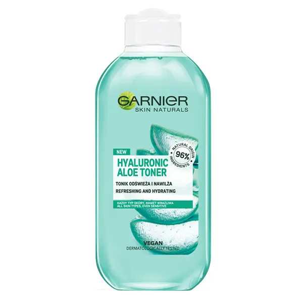 تونر پاک کننده صورت گارنیه مدل Aloe حجم 200 میلی لیتر - تصویر 2