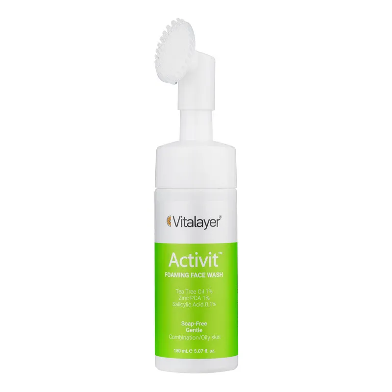 فوم شستوشوی صورت ویتالیر مدل Activit مناسب پوستهای مختلط و چرب حجم 150 میلیلیتر - تصویر 2
