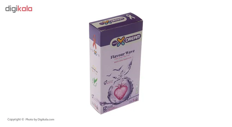 کاندوم ایکس دریم مدل Flavour Wave بسته 12 عددی - تصویر 4