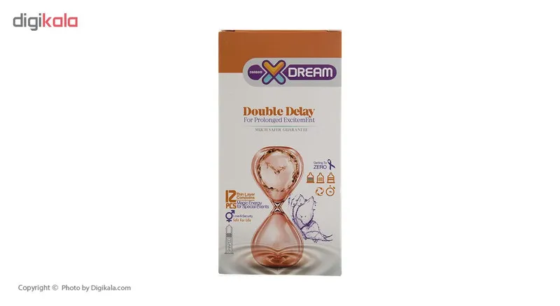 کاندوم ایکس دریم مدل Double Delay بسته 12 عددی - تصویر 2