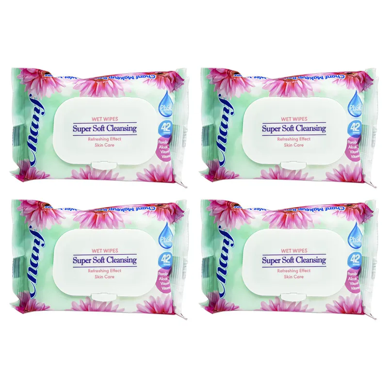 دستمال مرطوب چانف مدل Super Soft-X1 مجموعه 4 عددی