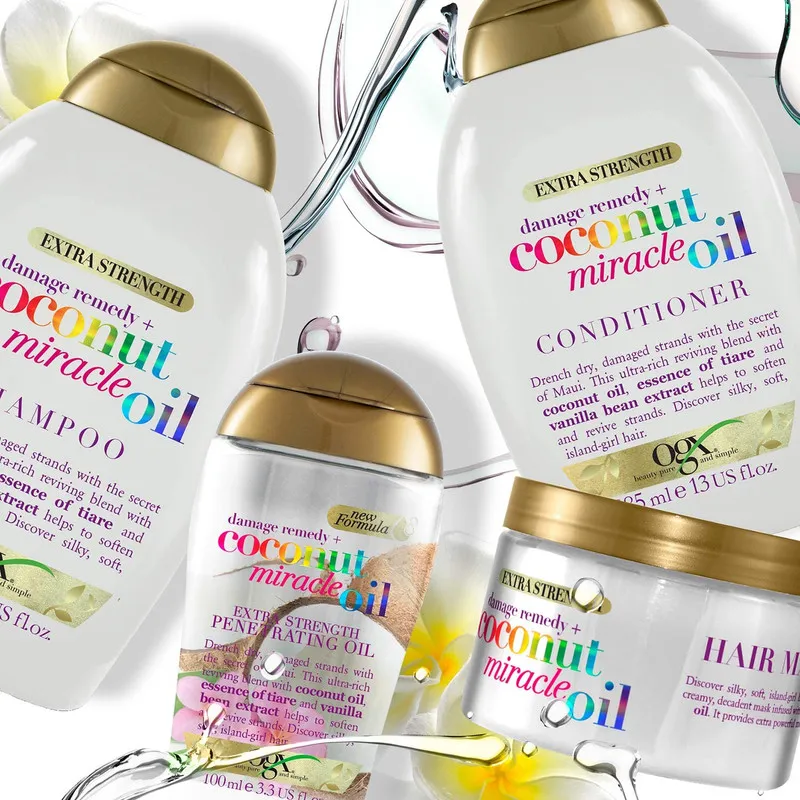 شامپو مو او جی ایکس مدل Coconut Miracle Oil حجم 385 میلی لیتر - تصویر 4